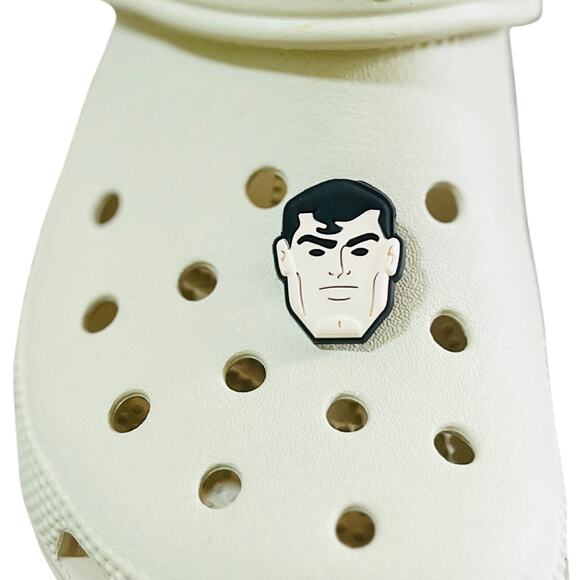 Croc Jibbitz | Superman Face DC Comics Shoe Charm | Comic Books Style - Picture 1 of 3